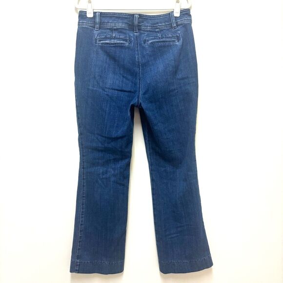 Talbots Flare Leg Pintuck Jeans – Lapis Wash, Size Petite 8P - Picture 5 of 8